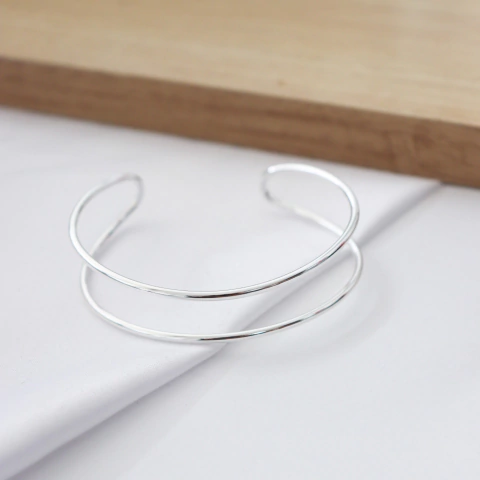 Bracelete 2 Fios Vazado