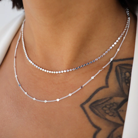 Choker 2 Voltas Mini Circulos