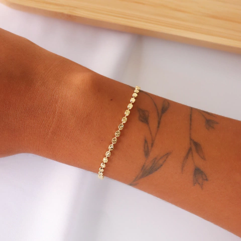 Pulseira Mini Circulos Brilhosos