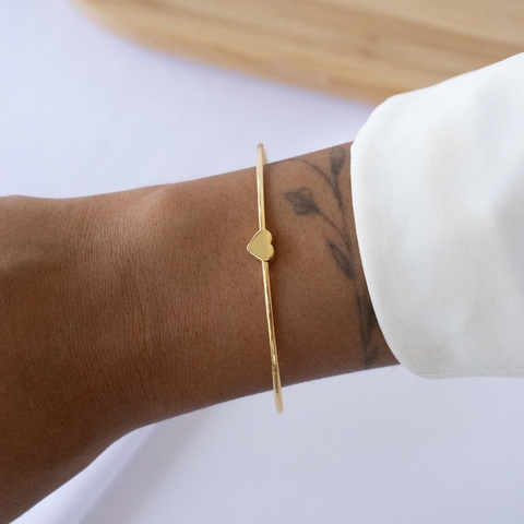 Bracelete Coração Cheio