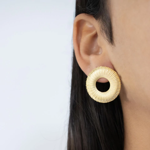 Brinco Grande Circulo Bold