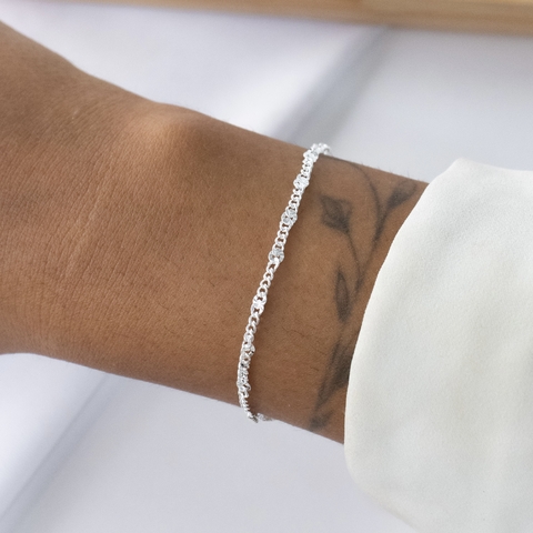 Pulseira Correntinha Grumet Fina