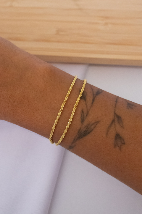 Pulseira Dupla Trabalhada
