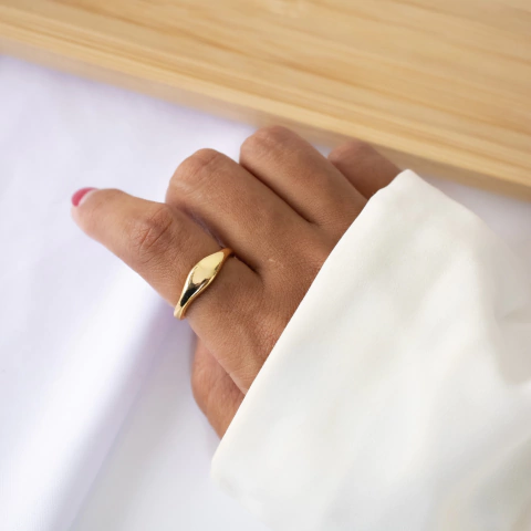 Anel Regulavel Meio Boleado - comprar online