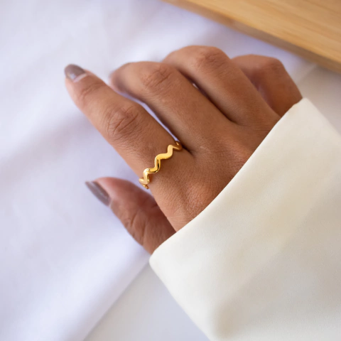 Anel Regulavel Ondas - comprar online