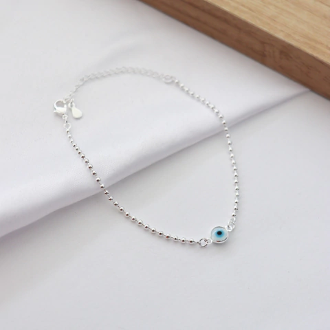 Pulseira Bolinhas Olho Grego