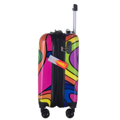 Valija Grande estampada con fuelle expandible