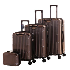 Set de Valijas + Neceser de Policarbonato Blaque C/Fuelle Expandible