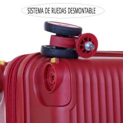 Valija cabinera con fuelle expandible y ruedas extraibles en internet
