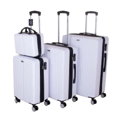 Set de 3 valijas + Neceser en fibra Abs.