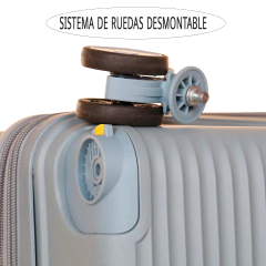 Imagen de Valija cabinera con fuelle expandible y ruedas extraibles