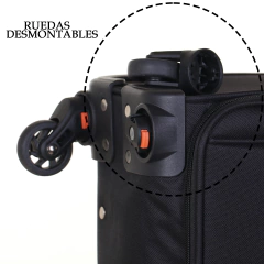 Valija cabinera de 18" con ruedas extraibles - Todo Ahorro