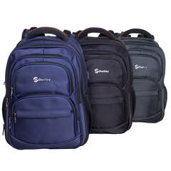 Mochila multifuncional con fuelle expandible