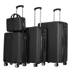 Set de 3 valijas + Neceser en fibra Abs.