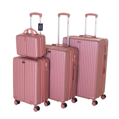 Set de 3 valijas + Neceser en fibra Abs.