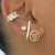 Mix Brinco Leopardo Piercing fake Folheado a Ouro - comprar online
