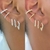 Argola Cravejada Diamante Folheada - comprar online
