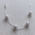 Pulseira Bolas 8mm Folheada na internet