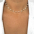 Choker Pérolas Barroca Folheada - comprar online