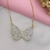 Colar Borboleta Folheado - comprar online