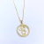 COLAR PERSONALIZADO MENINO FOLHEADO A OURO 18K