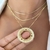 Colar Mandala Folheado - comprar online