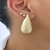 Brinco Gota Trabalhado Folheado