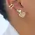 Piercing Fake Duplo Liso Folheado na internet