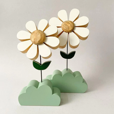 Adorno decorativo Margarida