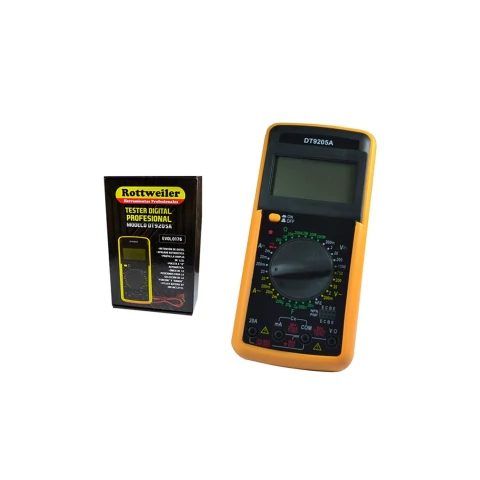 Tester Profesional Digital Modelo Dt9205A Rottweiler Evol0176