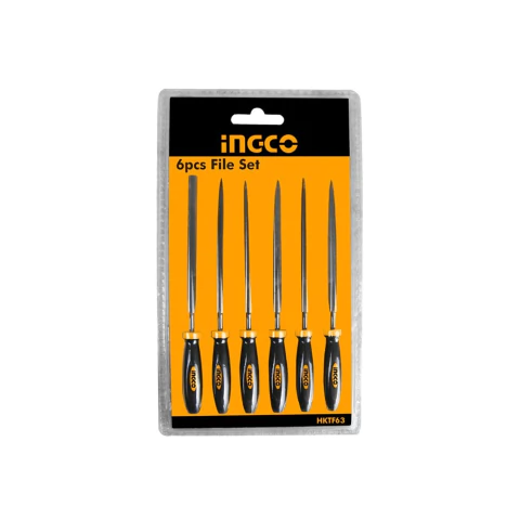 Set De Limas De Acero 6 Piezas Ingco Hktf63