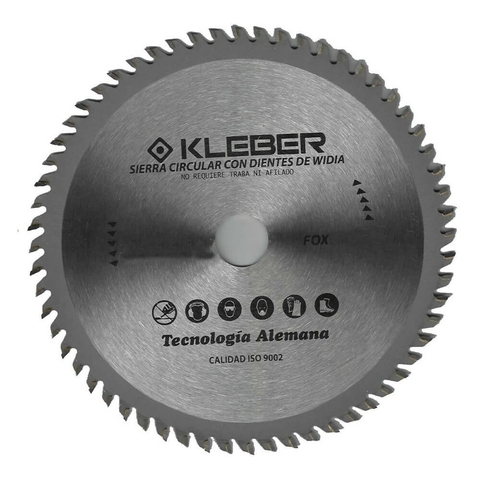 Sierra Circular Widia 178Mm 60 Dientes Kleber Fox10475