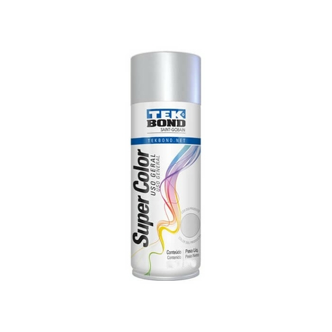 Pintura En Aerosol Uso General Aluminio 140G/200Ml Tek Bond
