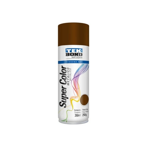 Pintura En Aerosol Bronce Metalizado 140G/200Ml Tek Bond
