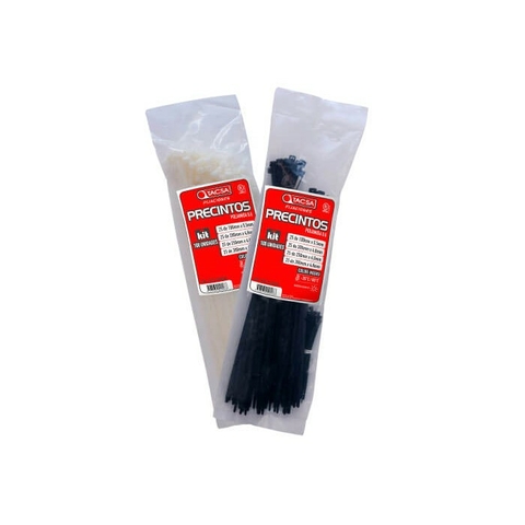 Precintos Negros 2,5Mm X 100Mm X100U Tacsa