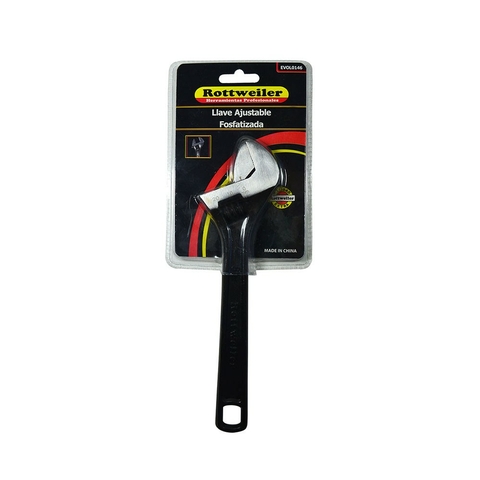Llave Ajustable Fosfatizada Con Escala De 6Pulg Rottweiler Evol0145