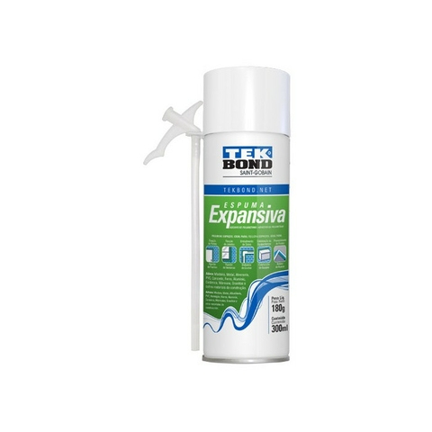 Espuma De Poliuretano Expandido De 180G/300Ml Etiqueta Verde Tek Bond