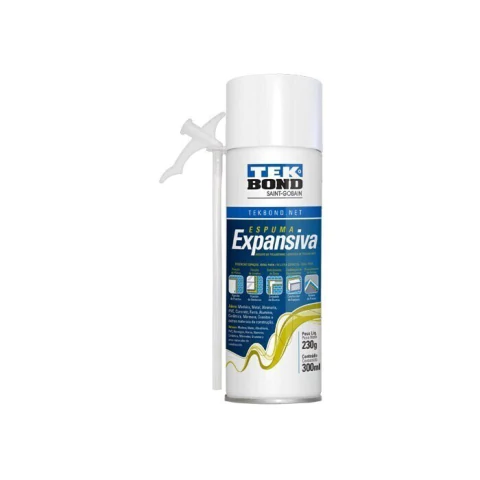 Espuma De Poliuretano Expandido De 230G/300Ml Etiqueta Azul Tek Bond