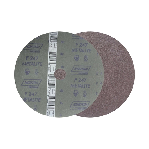 Disco De Fibra 180Mm Grano 120 X2 Unidades Norton F247