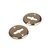 Par De Bocallave Redonda Doble Paleta De Bronce 40Mm Parts 571.1