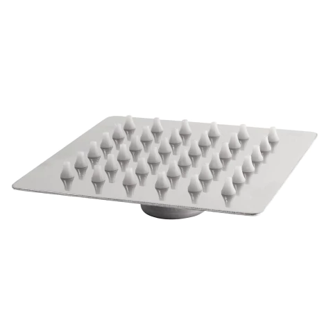 Flor Ducha/Lluvia Cuadrada De Acero Inoxidable 8 20X20Cm Prego Preg9502