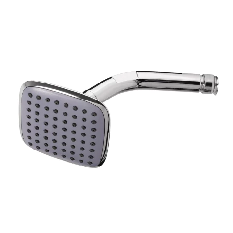 Ducha Cuadrada Con Punta Redondeada Con Brazo Roseta Prego Preg9618