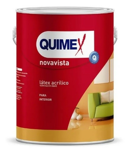 Latex Interior Novavista Profesional 4L Quimex Colores Nuestros 2031