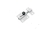 Pasador Traba Resorte 46X38Mm Blanco Sc