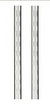 Riel Largo Gris De 1,00M X 2 Unidades Sc