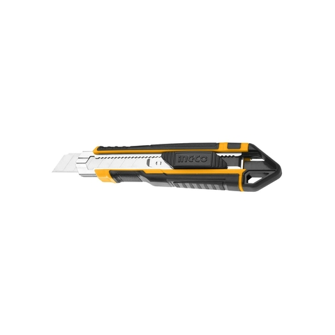 Cutter Plástico 18Mm 6,5 /169Mm + 3 Hojas De Repuesto Ingco Hkns16538