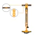 Inflador de pie con manometro 32mm x 580mm Ingco MPP3201 en internet