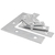 Escuadra plana 75 X 13mm X 24 Unidades Sc - La Tienda Ferretera
