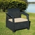 Set mesa y sillones plástic negro Ratan Voss 2000 ROMASET2GR - comprar online