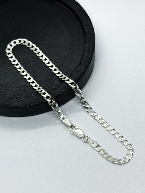 Pulseira Grumet 3mm- Prata 925 - comprar online